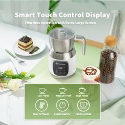 Maestri House Espumador de Leite 600ml com Controle de Temperatura e Espuma - 5