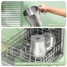Maestri House Espumador de Leite 600ml com Controle de Temperatura e Espuma - 7