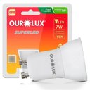 Ver imagem 2 de Lâmpada Dicroica Superled GU10 7W Bivolt 2700k 20087 Ourolux