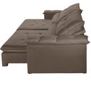 Ver imagem 3 de Sofá Exclusive Retrátil e Reclinável 230cm Braço 25cm Meu Sofá Online