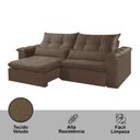 Ver imagem 5 de Sofá Exclusive Retrátil e Reclinável 230cm Braço 25cm Meu Sofá Online
