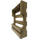 Ver imagem 2 de Bar Adega Speyant em MDF  p/ Garrafas, Taças e Copos