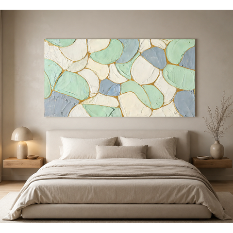 Quadro Decorativo Elegante Tifanny  Sala Quarto em Canvas