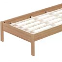 Ver imagem 4 de Cama Solteiro Cm8004 Amendoa Branco Amendoa Branco