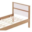 Ver imagem 5 de Cama Solteiro Cm8004 Amendoa Branco Amendoa Branco