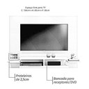 Ver imagem 2 de Painel Para Tv Até 55 Polegadas Com Prateleiras Mavaular
