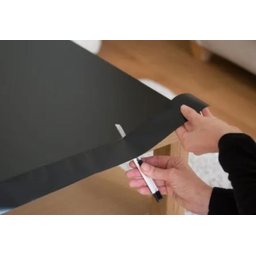 Adesivo Envelopamento Parede Móveis Eletrodoméstico - Preto Plavitec Adesivo Preto 50cm x 4,0m - 2