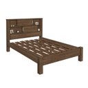 Ver imagem 4 de Cama Casal Com Nichos E Portas Veneza 100% Mdf + Colchão Casal 1,38x1,88 Mocaccino