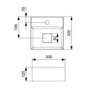 Ver imagem 5 de Cuba Apoio Roca 30x30cm com Mesa T7 Terra Stone A32787x070