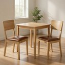 Ver imagem 6 de Kit 2 Cadeiras Tereza Madeira Maciça Estofada Sala de Jantar