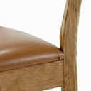 Ver imagem 5 de Kit 2 Cadeiras Tereza Madeira Maciça Estofada Sala de Jantar