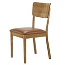 Ver imagem 4 de Kit 2 Cadeiras Tereza Madeira Maciça Estofada Sala de Jantar