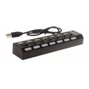 Ver imagem 4 de Hub Usb 2.0 Com 7 Portas Switch On/Off E Led Indicador