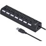 Hub Usb 2.0 Com 7 Portas Switch On/Off E Led Indicador - 5