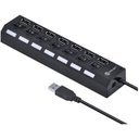 Ver imagem 5 de Hub Usb 2.0 Com 7 Portas Switch On/Off E Led Indicador