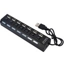 Ver imagem 1 de Hub Usb 2.0 Com 7 Portas Switch On/Off E Led Indicador