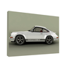 Quadro Porsche 911 Branco Metálico Lado -- BR ARTES - 1