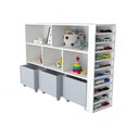 Ver imagem 4 de Organizador Infantil Natalino MDF 142cm Cinza Woodcore
