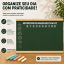 Ver imagem 3 de Lousa Verde Infantil Quadro Escolar Madeira Educativa Compacta Recados Avisos Estudos Mesa Escritori