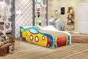 Ver imagem 4 de Cama Infantil Adesivada Divertida Quarto Menino Menina - Solteiro - Submarino
