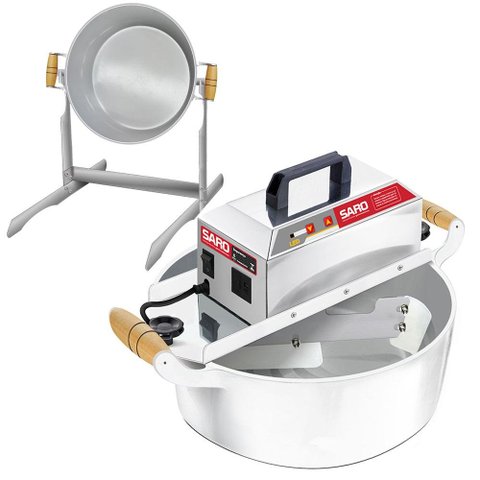 Misturador Elétrico 4 Litros Bivolt com Suporte Vira Panela Saro