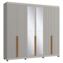 Ver imagem 1 de Guarda-roupas Casal 6 Portas com Espelhos Multimóveis Cr35242