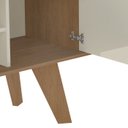 Ver imagem 6 de Rack Bancada para Tv 50 Pol 1p 120 Cm Cinamomo Off White Arly