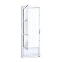 Ver imagem 6 de Porta de Aço Postigo 215x85cm com Grade Mosaico e Vidro Liso Riobras Abertura Esquerda