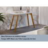 Aparador Slim 120cm com Tampo de Vidro e Madeira Maciça - 5