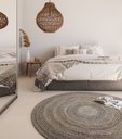 Ver imagem 2 de Tapete Lotus Prata 2,50x2,50 Redondo