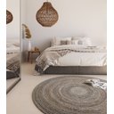 Ver imagem 2 de Tapete Lotus Prata 2,50x2,50 Redondo