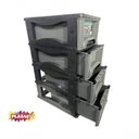 Ver imagem 5 de Gaveteiro Organizador 4 Gav Plasnew Resistente 1724 Cinza