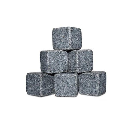 Pedras de Gelo Walfos, Cubo de Gelo 100% Natural, Presente de Casamento para Natal 6 Peças