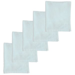 Kit 5 Toalhas Sociais Suite Collection Silver Lufamar Branco