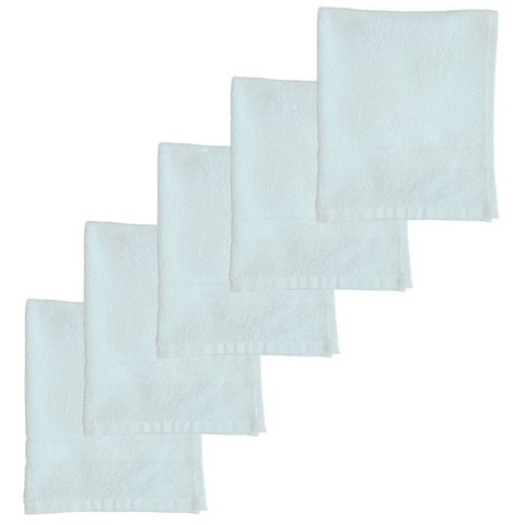 Kit 5 Toalhas Sociais Suite Collection Silver Lufamar Branco