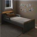 Ver imagem 2 de Cama Infantil com LED e Kit Grade de Proteção Petit Casatema MadeiraOriginals Verde/Mel