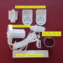 Ver imagem 4 de Persiana Rolô Blackout Branca 1,50 Larg X 3,00 Alt - Rollflex