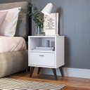 Ver imagem 1 de Conjunto 2 Mesas de Cabeceira 1 Gaveta e 1 Nicho