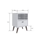 Ver imagem 3 de Conjunto 2 Mesas de Cabeceira 1 Gaveta e 1 Nicho