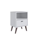 Ver imagem 2 de Conjunto 2 Mesas de Cabeceira 1 Gaveta e 1 Nicho