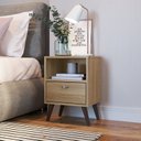 Ver imagem 1 de Conjunto 2 Mesas de Cabeceira 1 Gaveta e 1 Nicho