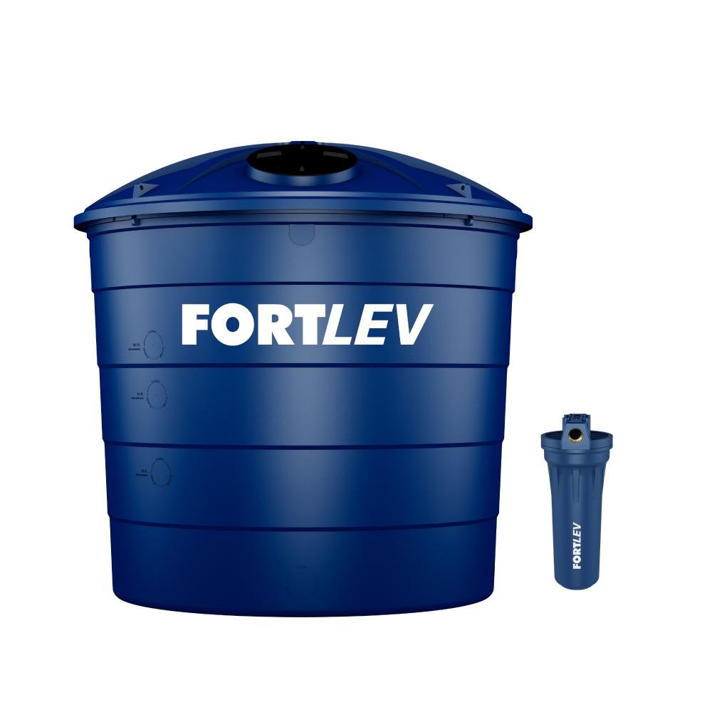 Caixa D'água Polietileno 15.000l Fortlev + Filtro para Caixa D'água - 1