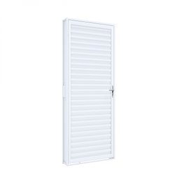 Porta de Aço de Giro 215x85cm Laminada Riobras Abertura Esquerda - 5 Porta de Aço de Giro 215x85cm Laminada Riobras Abertura Esquerda - 5