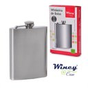 Ver imagem 1 de Cantil Aço Inox de Bolso 230ml Whisky Frasco Garrafinha Dose