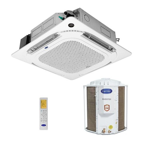 Ar-condicionado Split Inverter Cassete 28000 Btus Carrier Connect Só Frio 40kwflb/38tvcd28515mc/
