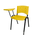 Ver imagem 1 de Cadeira Universitária Plástica Amarela 10 Unidades Prancheta Plástica - Ultra Móveis