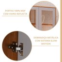 Ver imagem 6 de Cozinha Modulada 6 Peças Brilhante com 1 Cristaleira 2 Balcões 3 Armários Aéreo