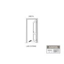 Ver imagem 2 de Porta de Aço de Giro 215x85cm Laminada Riobras Abertura Direita Branco