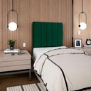 Ver mais imagens de Cabeceira Solteiro 100 Cm com Frame Carla Suede Verde Artte