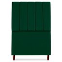 Ver imagem 5 de Cabeceira Solteiro 100 Cm com Frame Carla Suede Verde Artte